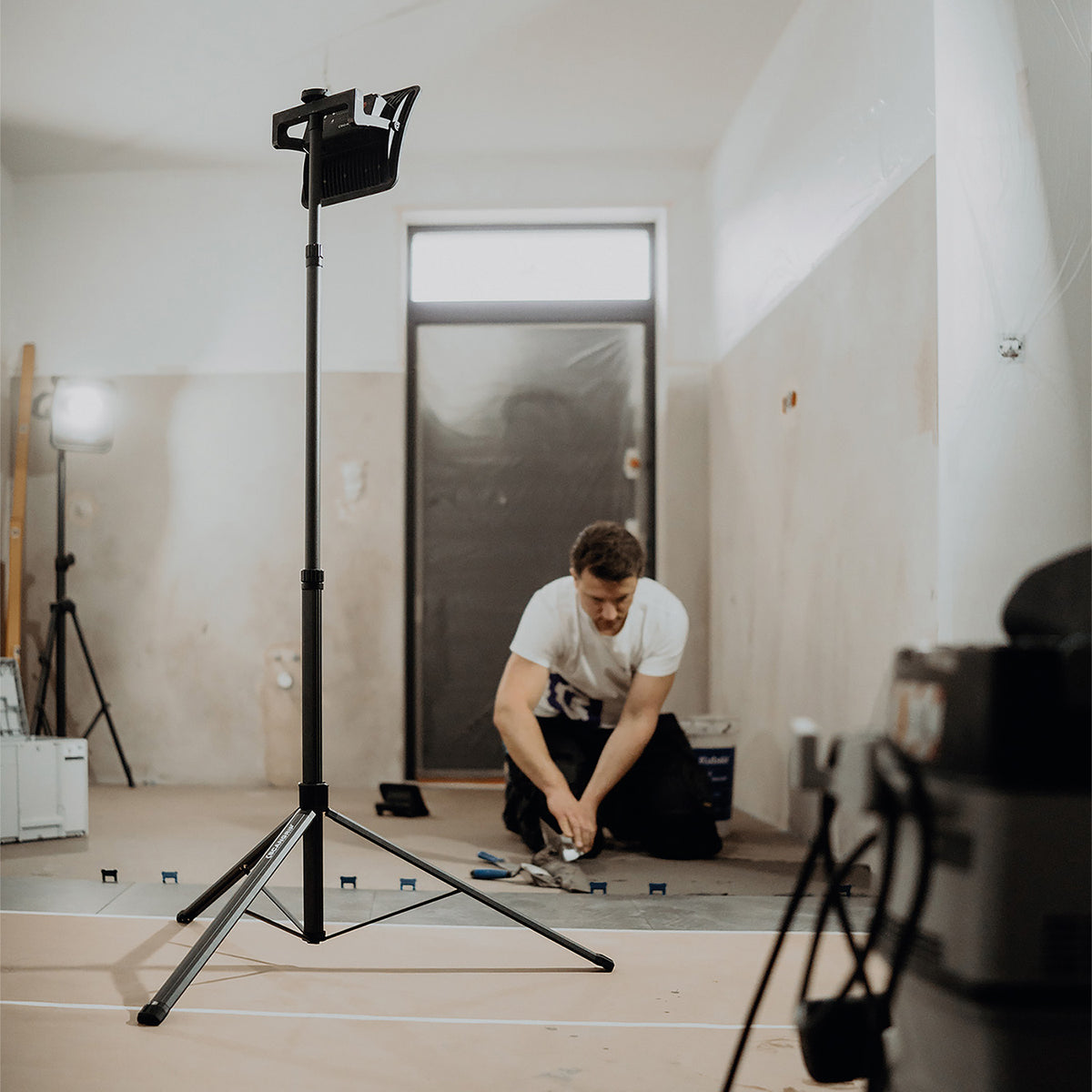 Stativ Tripod för arbetsbelysning, 2 m