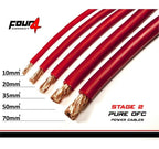 4CONNECT 4-800217 STAGE2 50mm2 OFC-strömkabel röd 20m