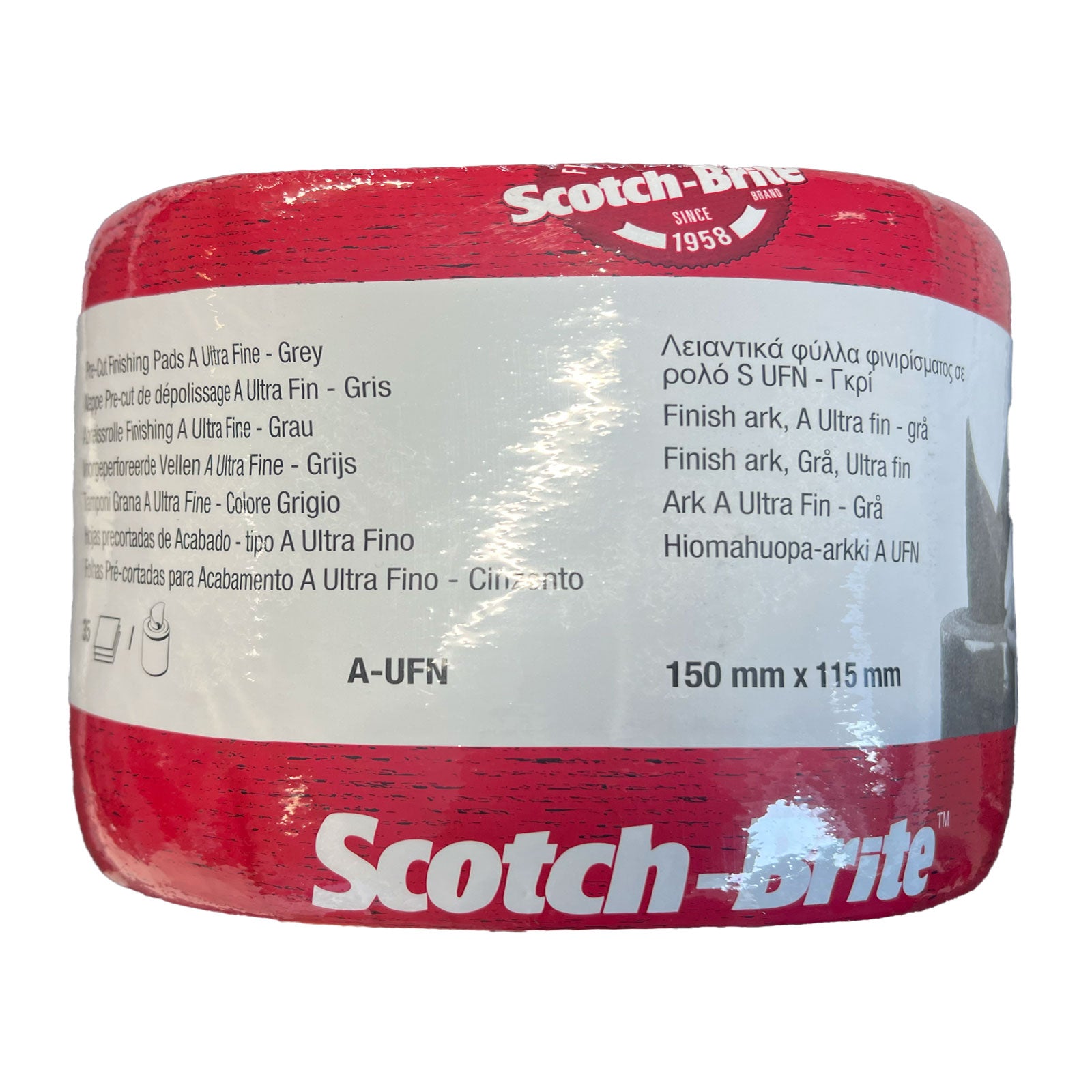 Scotch-Brite™ Ark på rulle CF-SR, 150 mm x 115 mm, S UFN, Grå