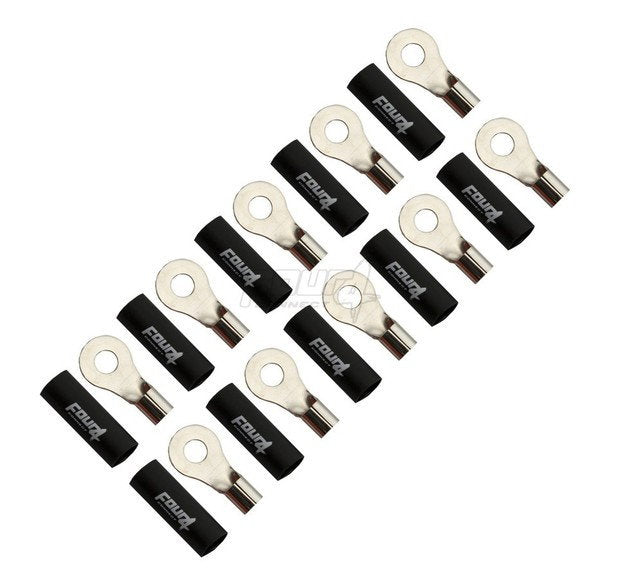 4Connect 4-690953 M6 ring kabelsko 10mm², 10x svart
