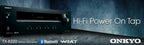 Onkyo TX-8220 stereoreceiver med DAC, svart
