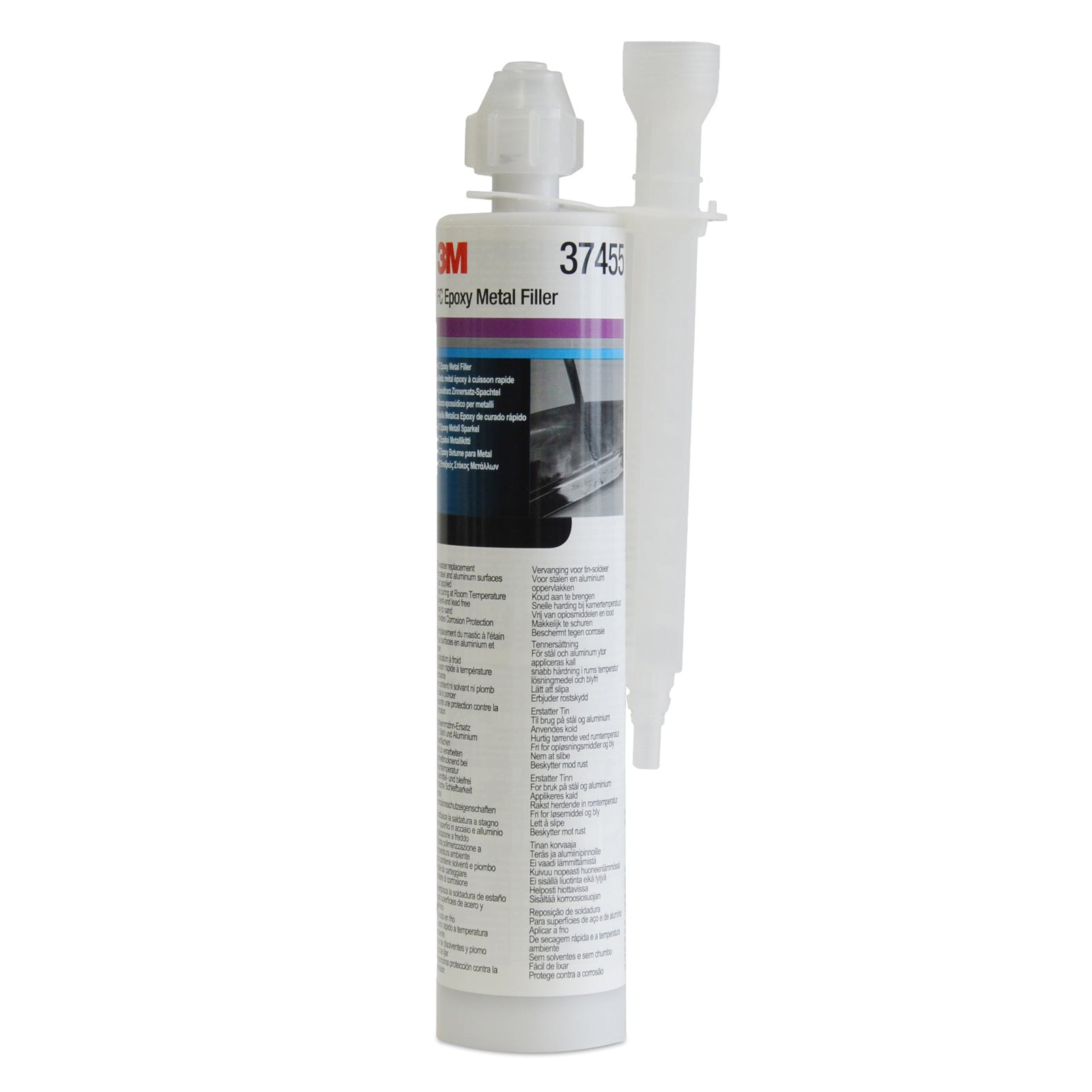 Snabbtorkande 2K Epoxispackel för metall 180 ml