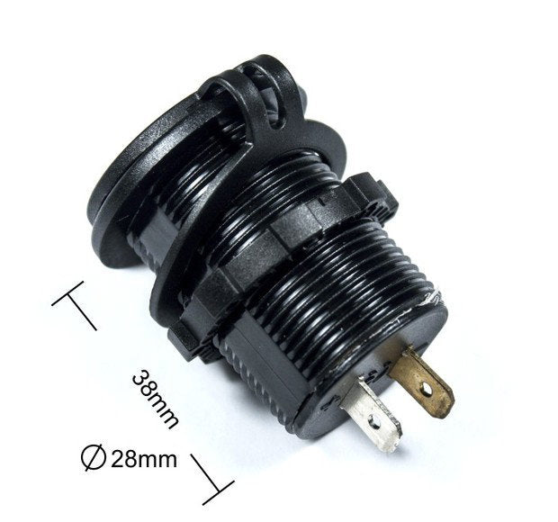 4Connect 4-600156 waterprof USB-charger with voltage display