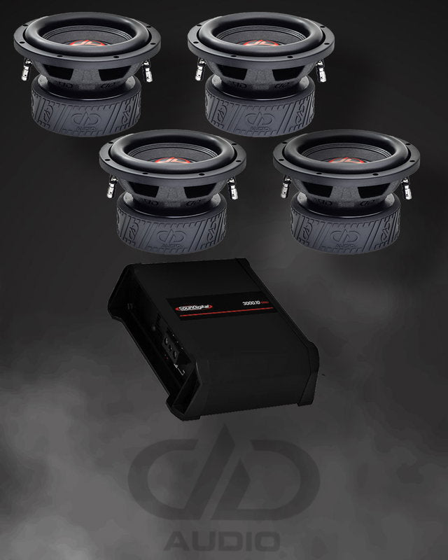 DD Audio 508e-D2 + SounDigital 3000.1 Evo6 1 ohm