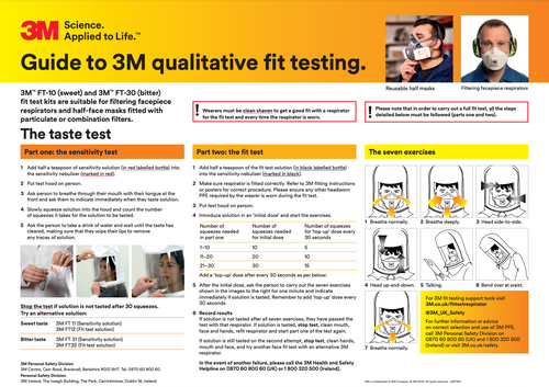 3M™ Testutrustning, kvalitativt, besk, FT-30