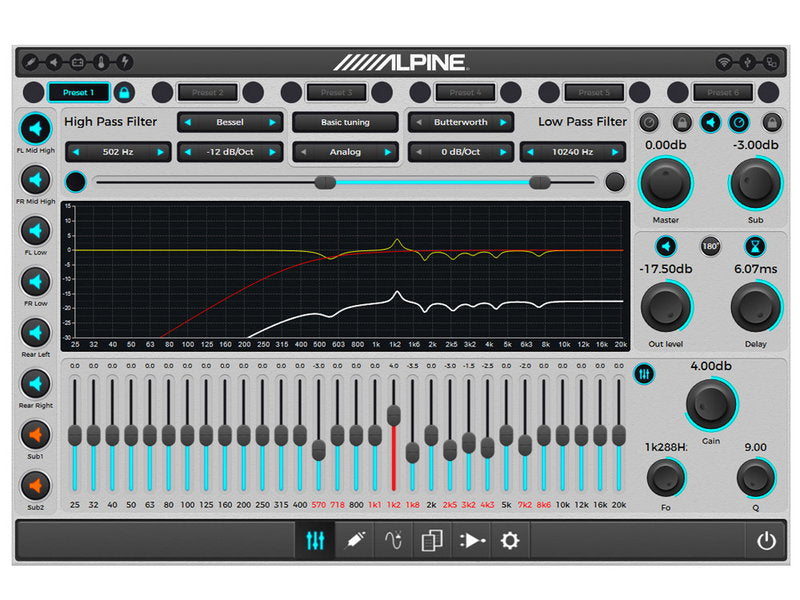 ALPINE DSP AMPLIFIER 8 CHANNELS GEN2 - PDP-E802DSP
