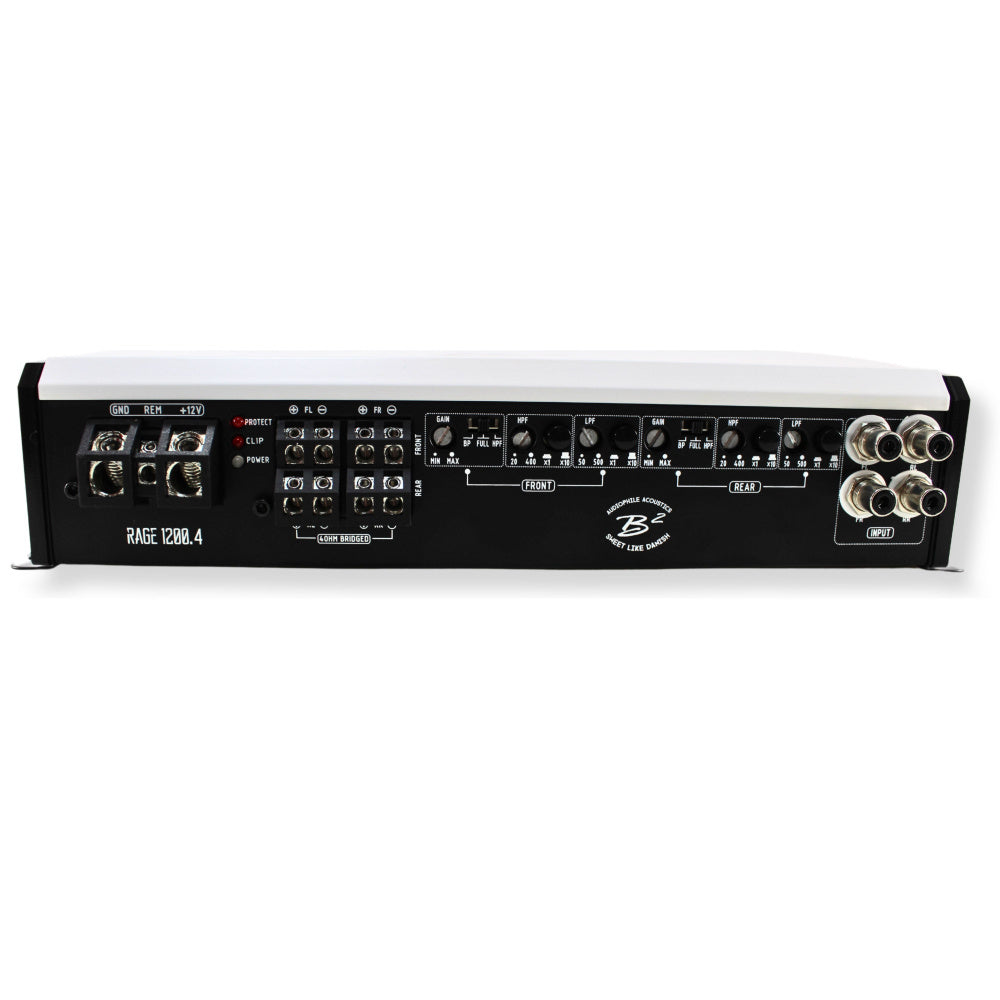 B² Audio RAGE 1200.4, 4-kanaligt slutsteg