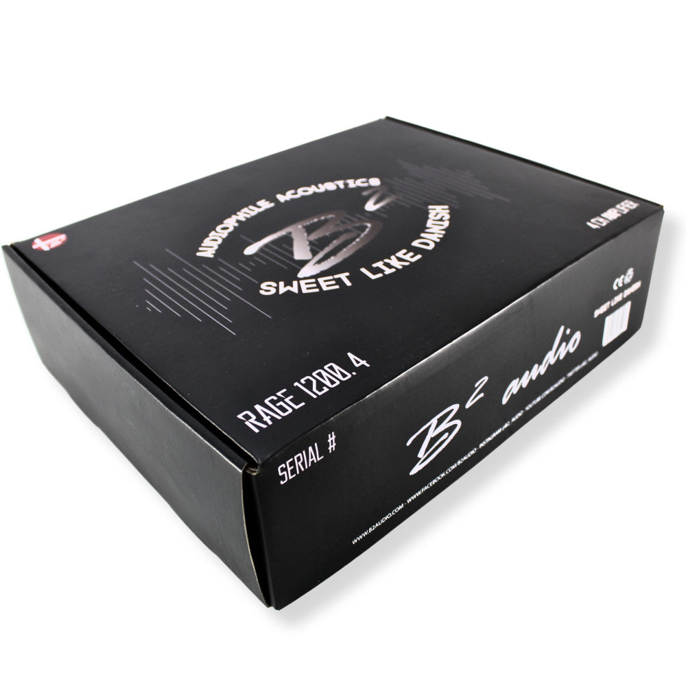 B² Audio RAGE 1200.4, 4-kanaligt slutsteg