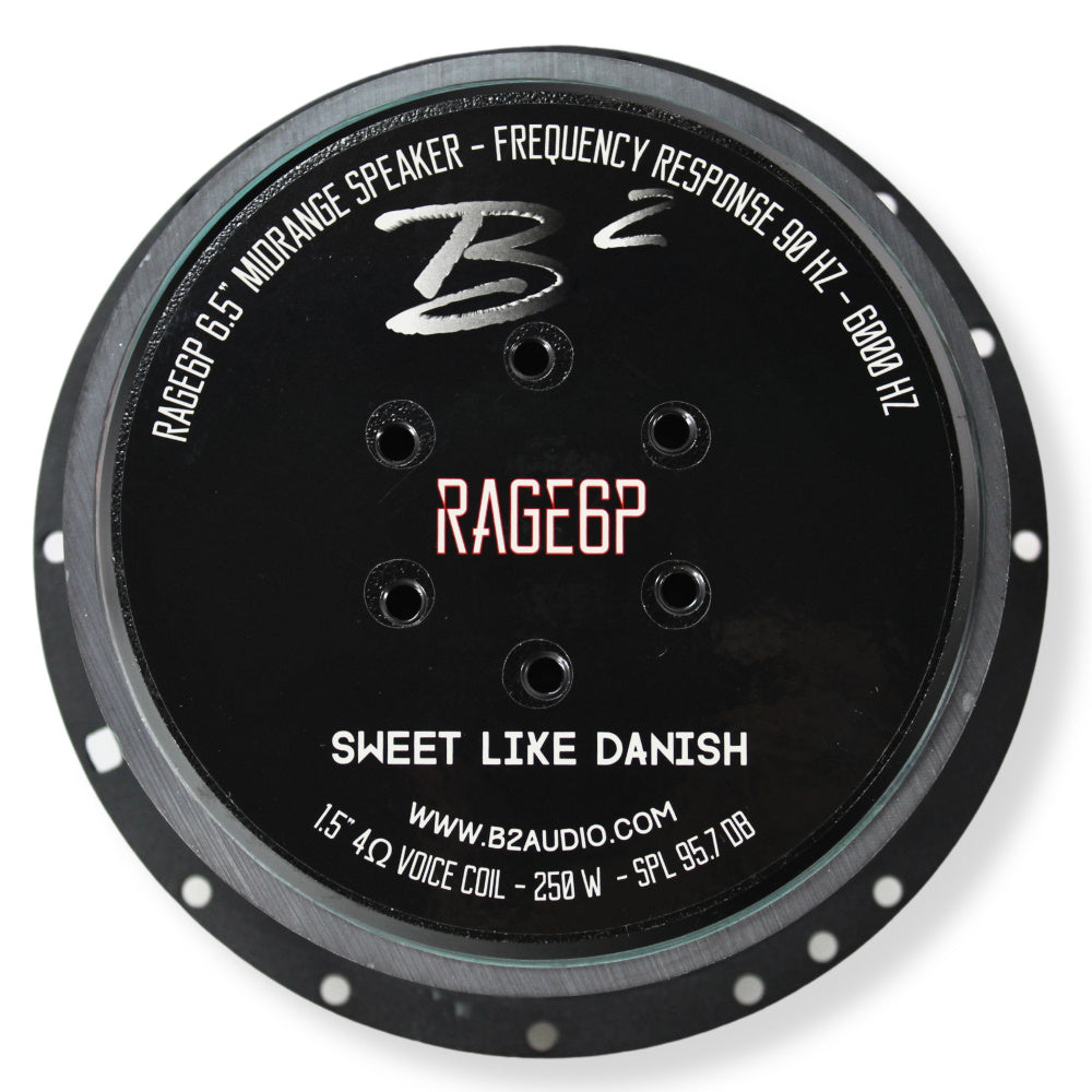 B² Audio RAGE 6P, 6.5tums midbasar