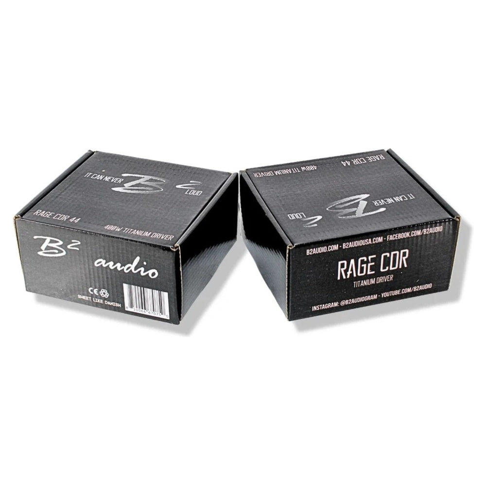 B2 Audio Rage CDR-44 1.1 tums driver, par