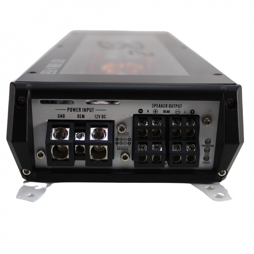 B2 Audio RIOT 1800.4 RGB, fyrkanaligt slutsteg med RGB-belysning