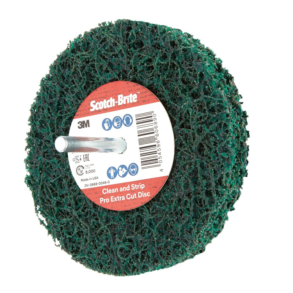 Grovrengöringsrondell med spindel XT Pro Extra Cut, 150x13x8 mm