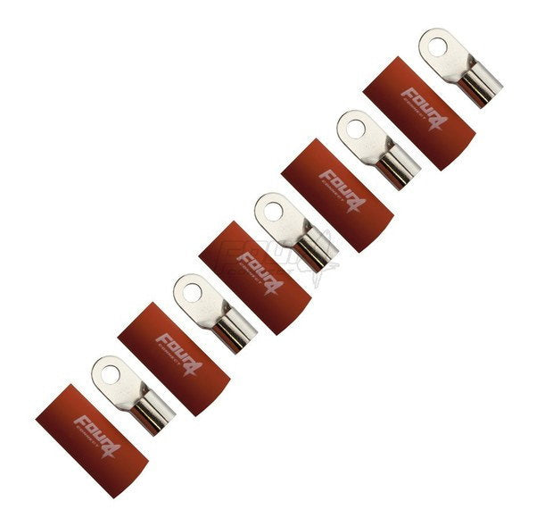 4Connect 4-690944 M8 Ring Kabelsko 50mm², 5x Röd