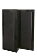 DLS Flatbox Slim Large v2 vägghögtalare Svart pianolack