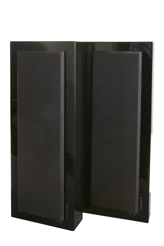 DLS Flatbox Slim Large v2 vägghögtalare Svart pianolack