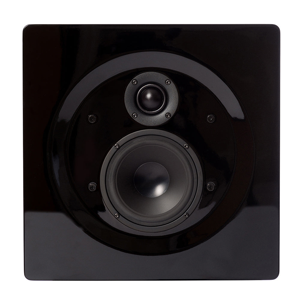 DLS Flatbox D-One vägghögtalare i svart, styck