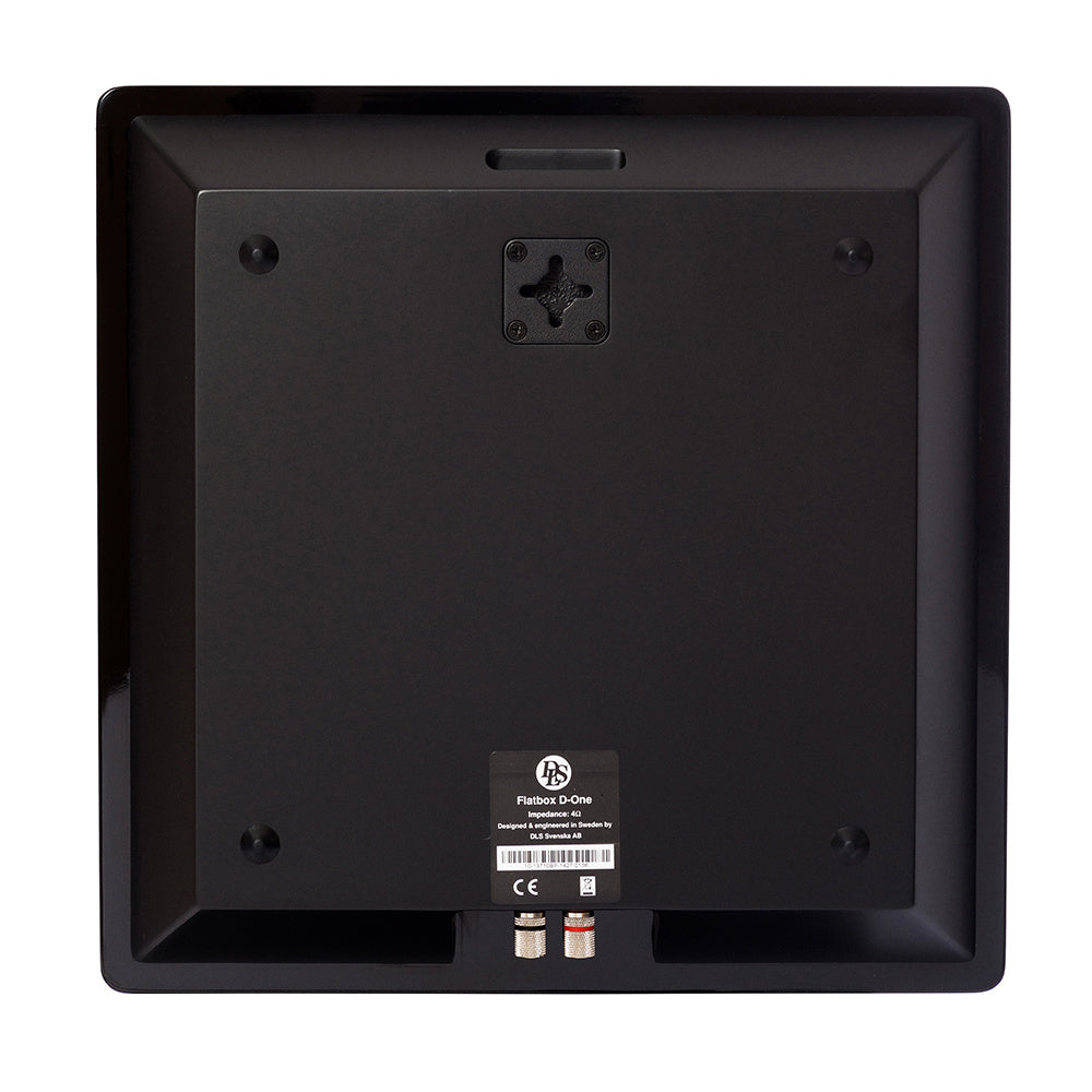 DLS Flatbox D-One vägghögtalare i svart, styck