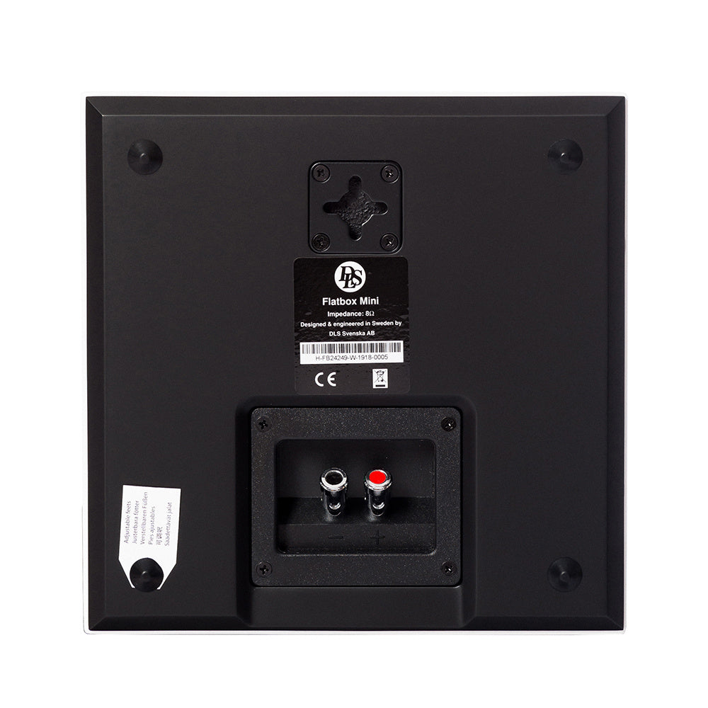 DLS Flatbox Mini on-wall högtalare i mattvitt, styck
