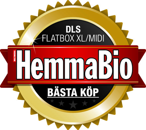 DLS Flatbox XL on-wall högtalare i mattvitt, styck