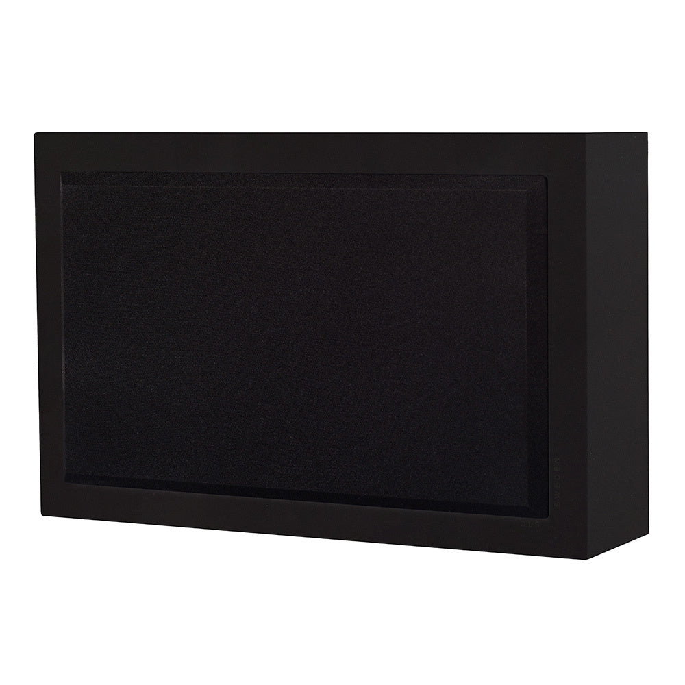 DLS Flatsub 8.2 vägghängningsbar aktiv subwoofer, mattsvart