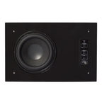 DLS Flatsub 8.2 vägghängningsbar aktiv subwoofer, mattsvart