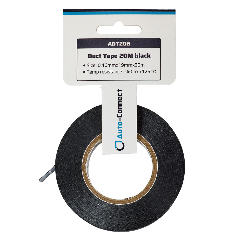 Auto-Connect 19mm vävd kablagetejp, 20 meter