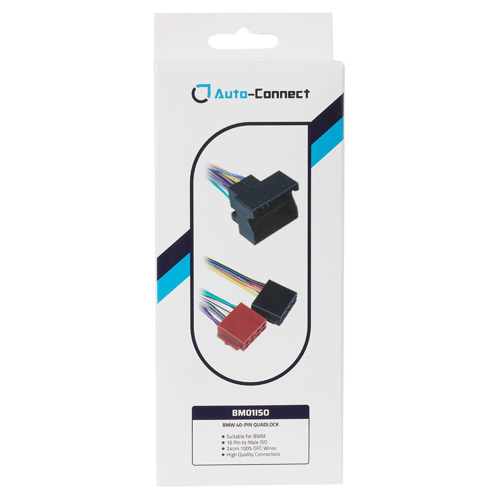 Auto-Connect BM01ISO, ISO-kablage 40-pol Quadlock