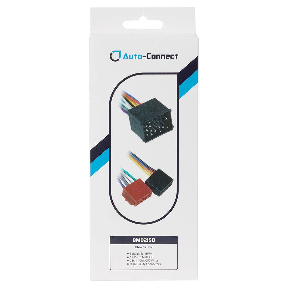 Auto-Connect BM02ISO, ISO-kablage BMW 17-pol