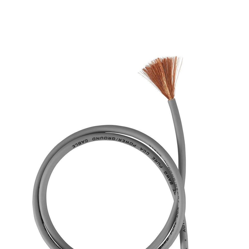 Auto-Connect CCA strömkabel 10mm², grå