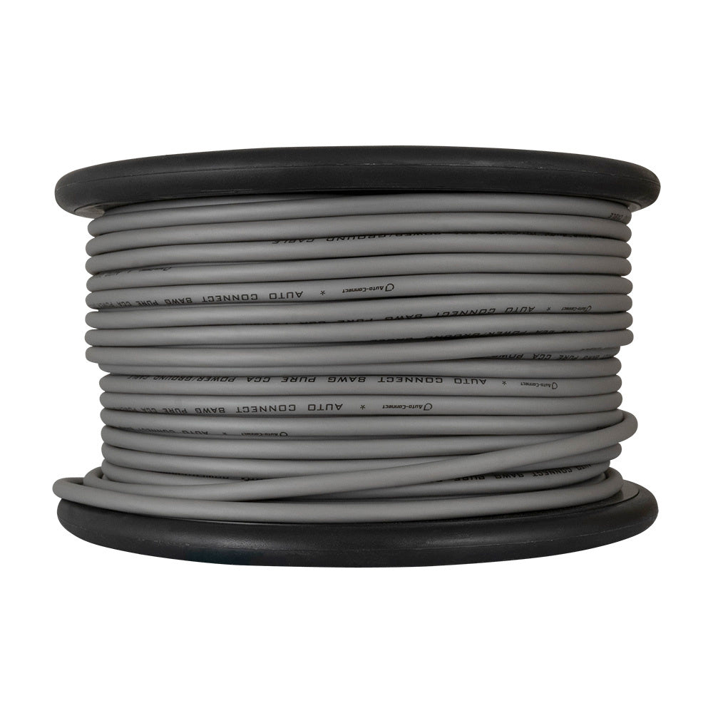 Auto-Connect CCA strömkabel 10mm², grå