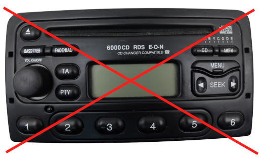 ISO-Kontakt Ford 1993-2008, Mazda
