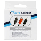 Auto-Connect koaxial Y-splitt lågnivå 2 hona-1 hane, Level 1