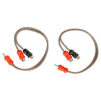 Auto-Connect tvinnad Y-splitt lågnivå 2 hona-1 hane, Level 1