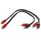 Auto-Connect koaxial Y-splitt lågnivå 2 hane-1 hona, Level 1