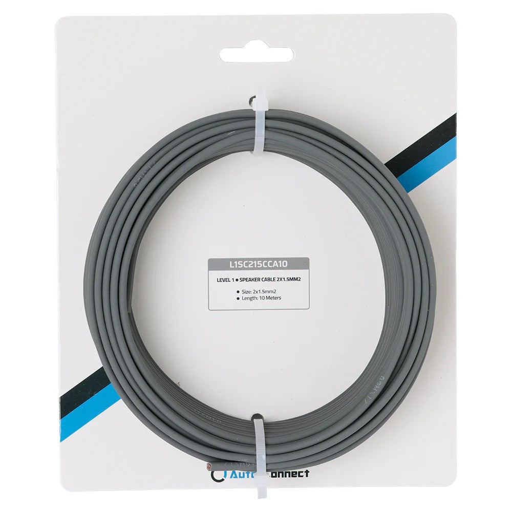 Auto-Connect CCA-Högtalarkabel 2x1.5 mm², 10 meter
