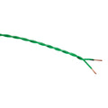 Auto-Connect Tvinnad OFC-högtalarkabel 2x0.5 mm², grön löpmeter