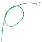 Auto-Connect Tvinnad OFC-högtalarkabel 2x0.5 mm², grön löpmeter
