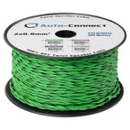 Auto-Connect tvinnad högtalarkabel 2x0.8mm² grön, pris per meter