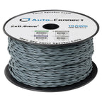 Auto-Connect tvinnad högtalarkabel 2x0.8mm² grå, pris per meter