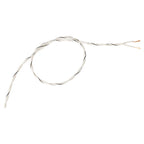 Auto-Connect tvinnad högtalarkabel 2x0.8mm² vit, pris per meter
