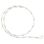 Auto-Connect tvinnad högtalarkabel 2x0.8mm² vit, pris per meter