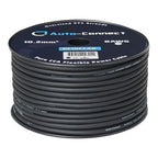 Auto-Connect svart strömkabel CCA 10.2mm², metervara