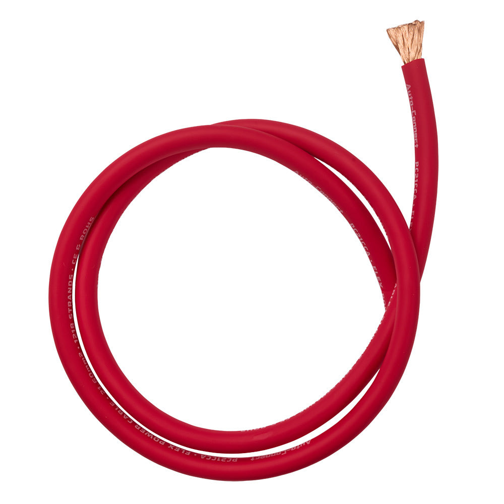Auto-Connect röd strömkabel CCA 21.6mm², metervara
