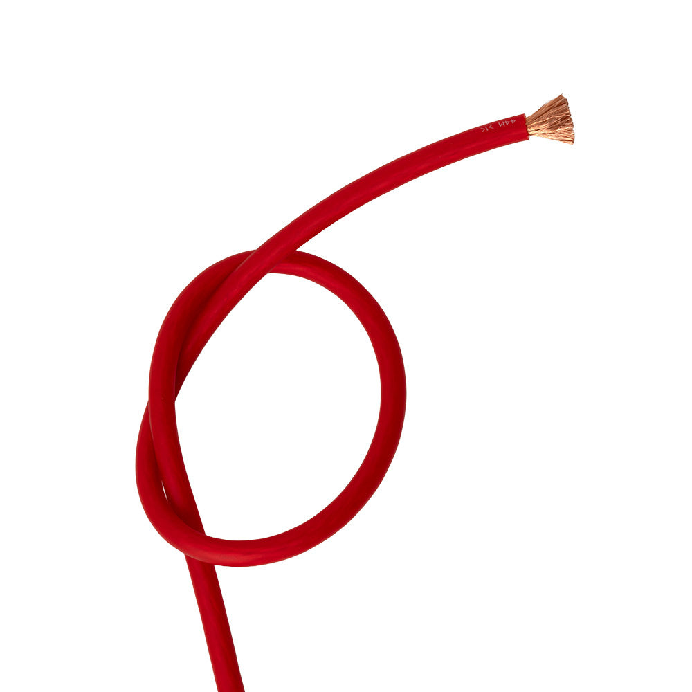 Auto-Connect röd strömkabel OFC 21.6mm², metervara