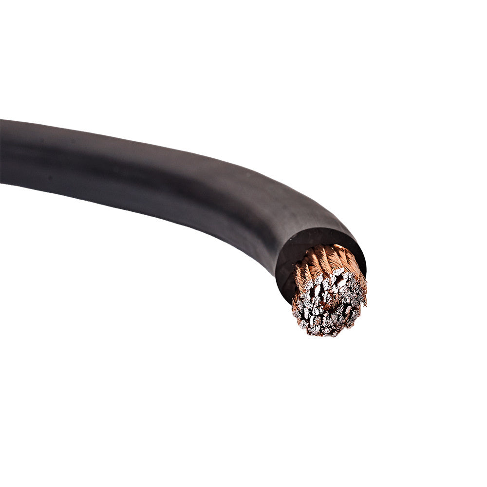 Auto-Connect svart strömkabel CCA 53.7mm², metervara