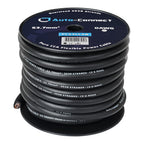 Auto-Connect svart strömkabel CCA 53.7mm², metervara