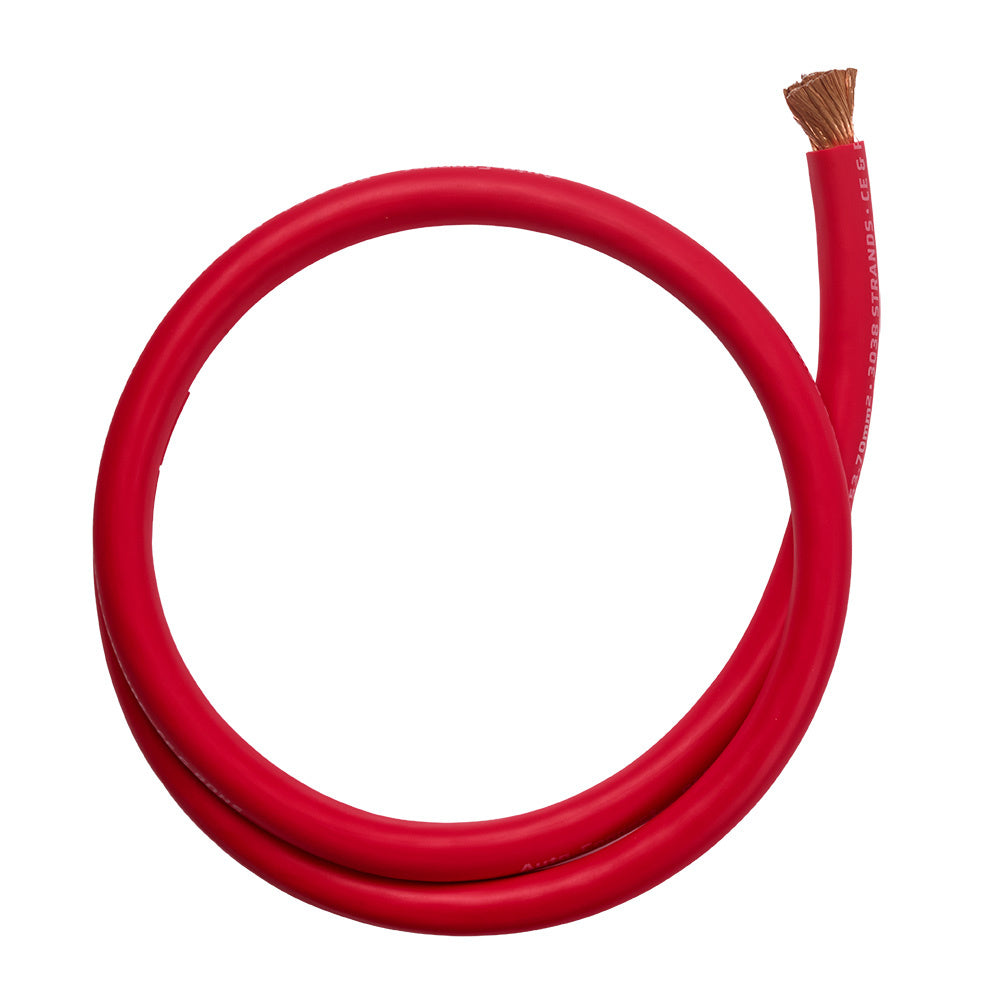 Auto-Connect röd strömkabel CCA 53.7mm², metervara