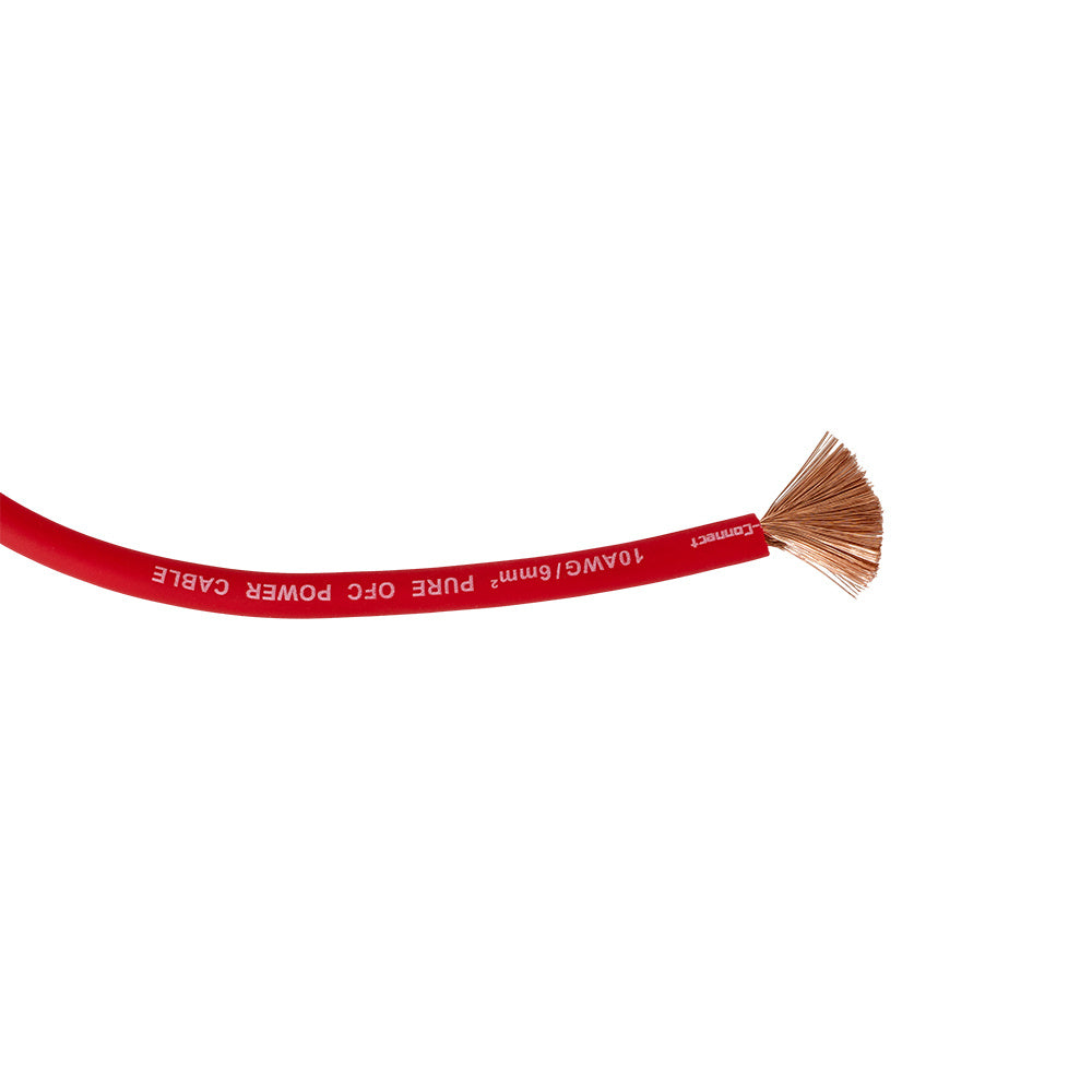 Auto-Connect OFC 6mm² strömkabelkit, 6m+2.5m