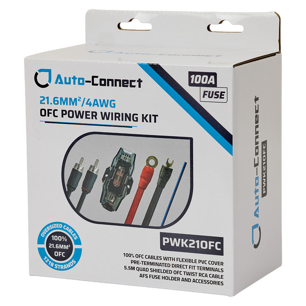 Auto-Connect OFC kabelkit, 21.6mm²