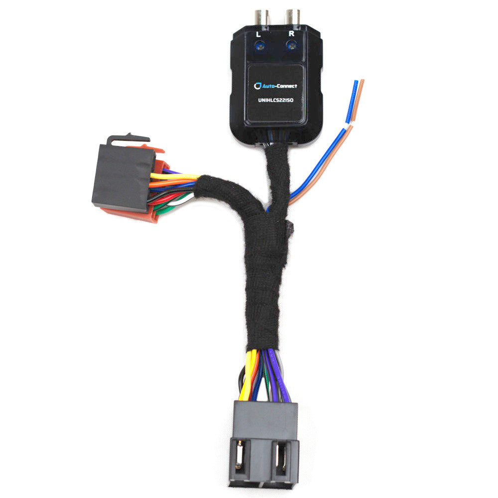Auto-Connect ISO-ISO med 2-kanalig hög-lågnivåomvandlare